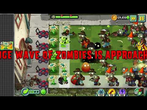 Plants vs Zombies 2 gameplay - Piñata Party - 10th June 2021