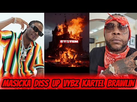 MASICKA TEK IT DIRECTLY YO VYBZ KARTEL!! DISS UP KARTEL INA SYSTEM - LIVE REACTION