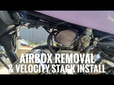 VL250 Bobber #24 | Airbox Removal, Mikunioz 48mm Velocity Stack & TFI 12mm Breather Install