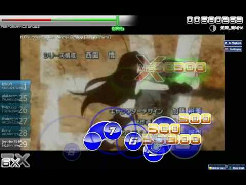 OSU! Granrodeo - Modern Strange Cowboy (needless OP) ~DJPop's Insane~