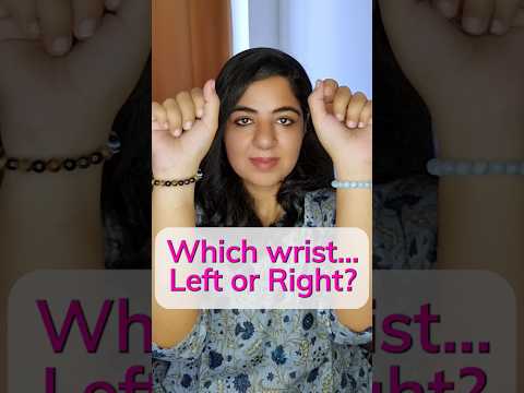 which crystal bracelet to wear in which hand #crystals #crystalenergy #lefthand #shorts