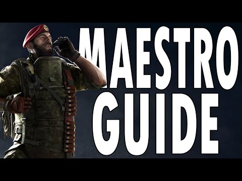 How To Play Maestro: Maestro Guide - Rainbow Six Siege Tips And Tricks