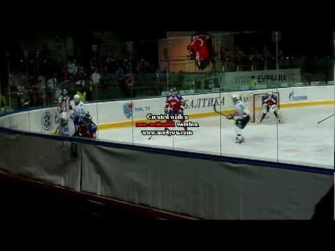 Fans z Olomouce na zápase KHL HC Lev Praha - Metallurg Magnitogorsk