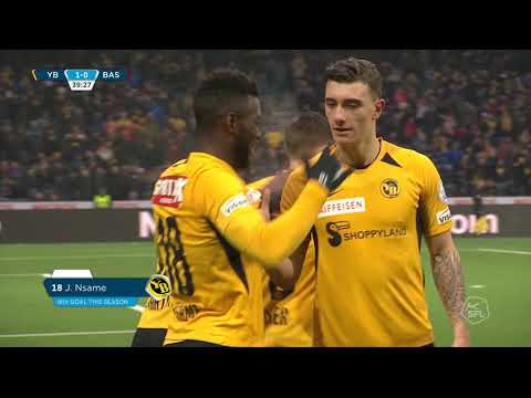 Jean Pierre Nsame GOAAL  Young Boys VS Basel   1-0