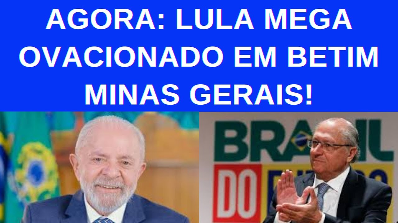 VEJA: LULA MEGA OVACIONADO EM BETIM MINAS GERAIS! POVO VAI A LOUCURA!