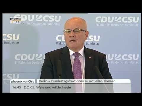 Aus den Fraktionen: Volker Kauder (CDU/CSU) zu Griechenland am 16.06.2015