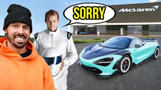 EX STIG CRASHED MY MCLAREN THAT I JUST REBUILT