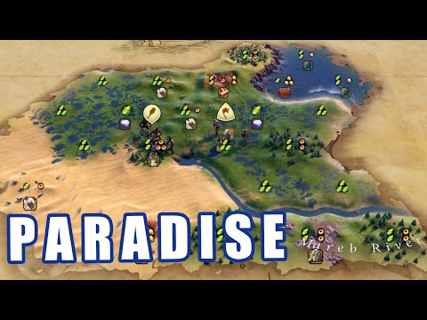 MOST Legendary WETLANDS in Civ 6 Nubia Deity