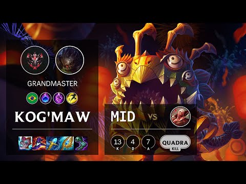 Kog'Maw Mid vs Vladimir - BR Grandmaster Patch 11.15