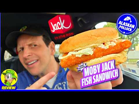 Jack In The Box® Moby Jack Fish Sandwich Review 🃏🐟🥪 What's The Deal?! 🤔 Peep THIS Out! 🕵️‍♂️