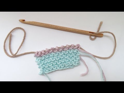 Knooking - How to Purl