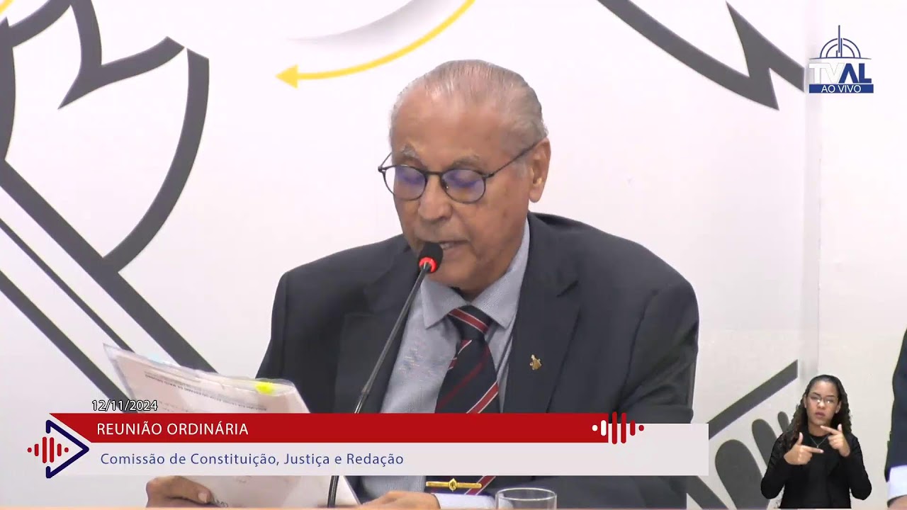Reunião Ordinária da CCJR-ALMT 12/11/2024