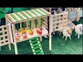 DIY How To Make Farm Village House Cow Shed Animal House Mini Farm Diy Farmhouse