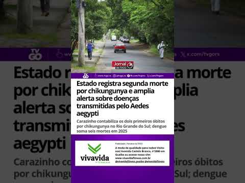 RS registra 2º morte por chikungunya e amplia alerta sobre doenças transmitidas pelo Aedes aegypti