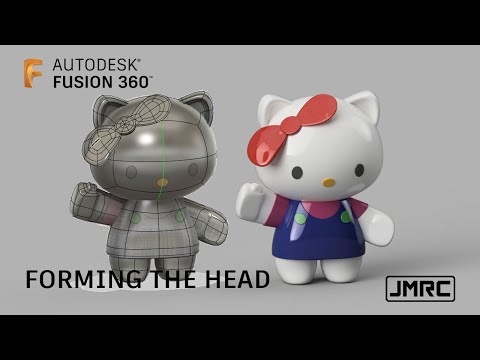 Introduction to Form Modeling in Fusion 360 - Forming the head