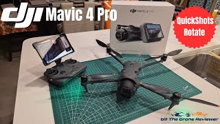 DJI Mavic 4 Pro QuickShots Rotate