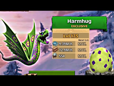 HARMHUG MAX LEVEL 175 TITAN MODE - Dragons: Rise of Berk
