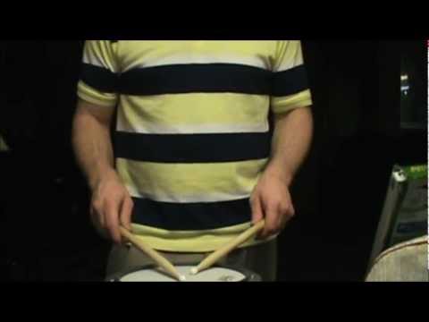 How to play a Flam Paradiddle-diddle drum rudiment (Made Easy)