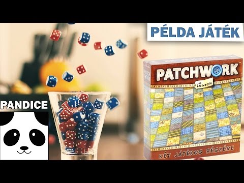 Patchwork társasjáték bemutató példajáték - PanDice