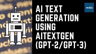 Building your own AI text generation tool with aitextgen using GPT-2/GPT-3