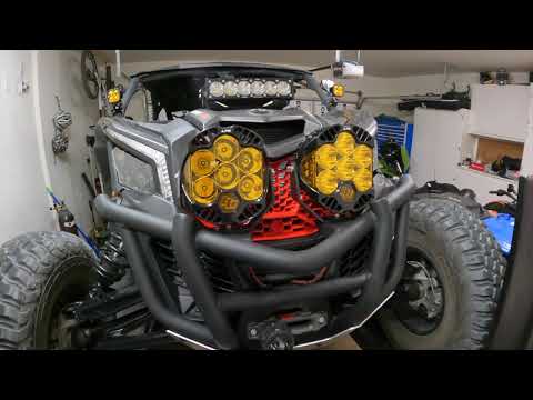 Baja Designs Light Setup on Canam X3