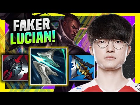 FAKER PERFECT GAME WITH LUCIAN! - T1 Faker Plays Lucian Mid vs Ryze! | Season 11