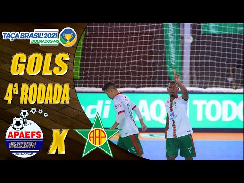 Gols APAEFS X Portuguesa | 4ª Rodada | Taça Brasil de Futsal 2021 (28/07/2021)