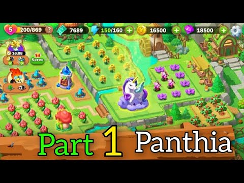 Panthia - magical Merge game Gameplay Walkthrough Part 1 (IOS.android) #gamingvideos