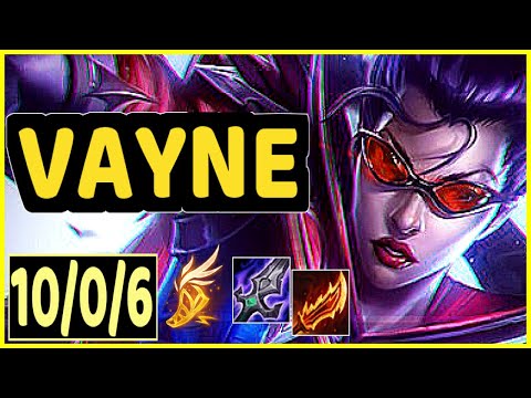 VAYNE VS YASUO - 10/0/6 KDA MID GAMEPLAY DIAMOND II