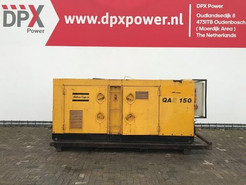 DPX Power: Atlas Copco QAS150 - Komatsu SA6D110 - 150 kVA Generator set - DPX-11714