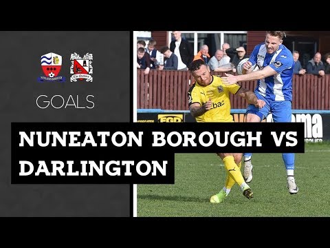 Goals: Nuneaton Borough v Darlington