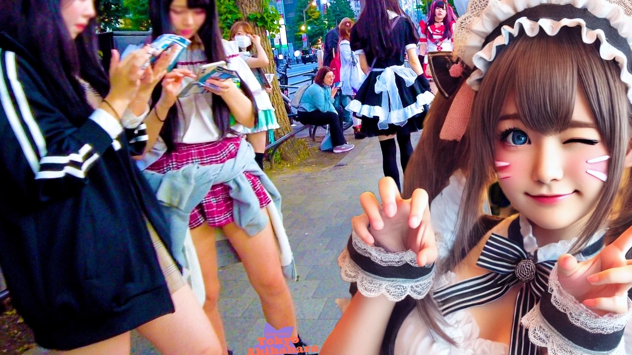 Tokyo Akihabara 🐶 Cute Town 💖 4K Nonstop 1 Hour
