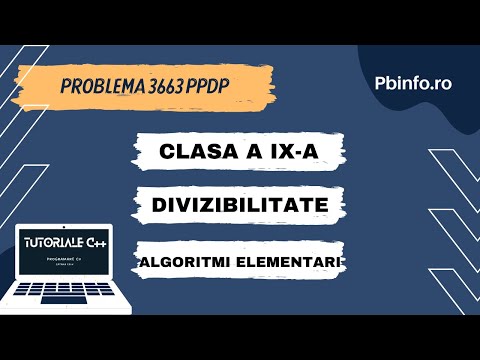 REZOLVARE Pbinfo || Problema 3663 ppdp rezolvata SIMPLU! [C++]