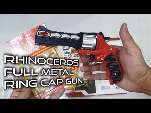 Toy Gun - Rhinoceros Pure Metal Toy Gun - Ring Cap bullet