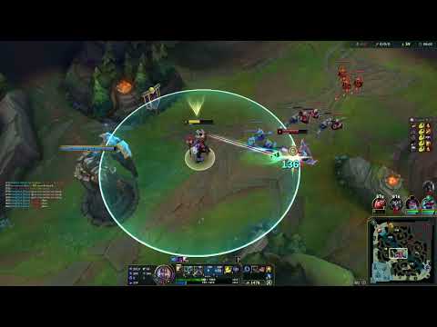 Viktor vs Lucian (Shaco vs Udyr Jungle) Lane stomp, early FF win