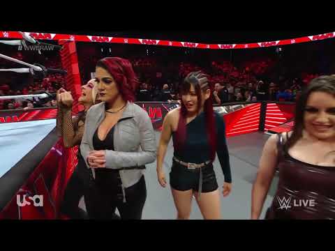 Asuka vs Rhea Ripley – Team Bianca & Team Bayley Engage In A Brawl   WWE Raw 11 21 22 Full Match