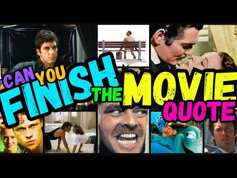 Ultimate MOVIE QUOTE Challenge | Finish the 30 ICONIC MOVIE QUOTES