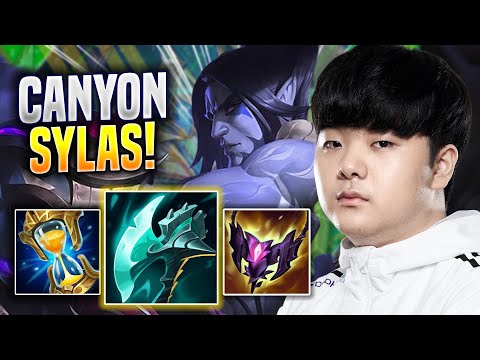 CANYON DESTROYING WITH SYLAS! - DK Canyon Plays Sylas JUNGLE vs Lee Sin! | Preseason 2023
