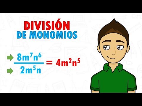 DIVISION OF MONOMIALS Super easy - for beginners
