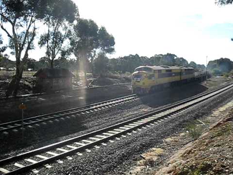 SSR GM10 & S317 Heading Through Seymour Loop Going Towards Melbourne On A Rail Train - 23.07.2011