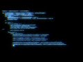 4к Relaxing Coding Screensaver Encrypted Programming Code Blue Glitch Video Loop No Sound No Music