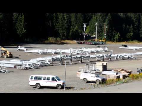 Columbia Helicopter Lifting Ski Resort Chair Lift Pieces
