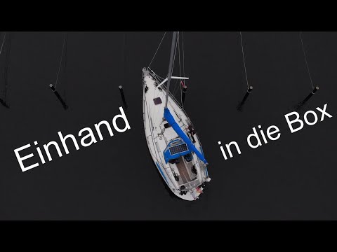 Einhandsegeln, anlegen in der Box super einfach! How to dock single handed,  easy like this!