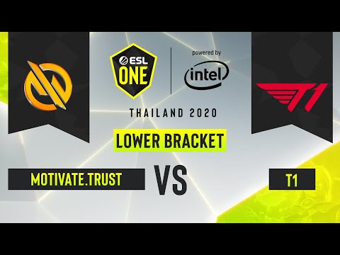 Dota2 - Motivate.Trust vs. T1 - Game 2 - ESL One Thailand 2020 - Lower Bracket R1 - Asia