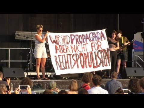 Schapka "Keine PR für Bullen" Konzert - Popfest, Wien 2018