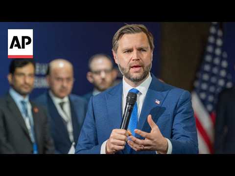 U.S. VP Vance speaks at opening of U.S.-Iran talks in Switzerland on deal to end the war