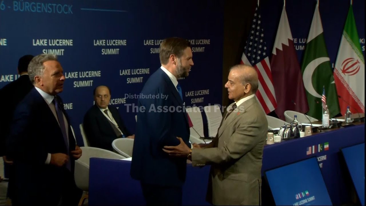 Video | JD Vance speaks at US-Iran talks in Switzerland on deal to end the war