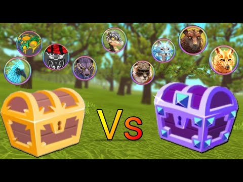 open 500 epic and 500 ultimate chests😲 in wildcraft 😳78 mystic skins 😱😱😱😱