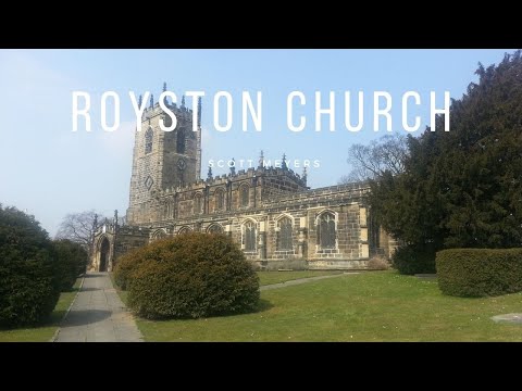 Drone view of Royston, Barnsley June 2017 - St. John The Baptist Church, February 2021