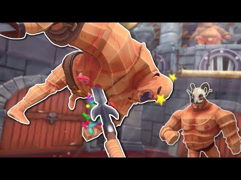 SPEAR FLINGING FUN! - GORN Gameplay - HTC Vive VR Gladiator Game
